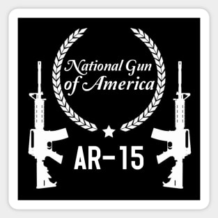 National Gun of America AR-15 Sticker